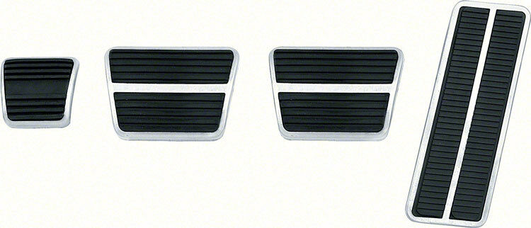 Pedal Pad Kit Manual Transmission with Drum Brakes 1967-1968 Camaro and Firebird