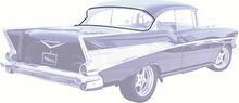 Load image into Gallery viewer, OER Back Glass Weatherstrip Seal For 1955-1957 Bel Air 150 210 Chieftain Hardtop
