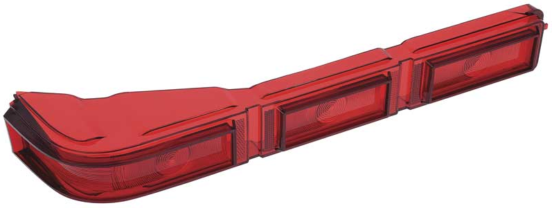 OER Left Hand Driver's Side Tail Lamp Lens For 1966 Chevy Impala Models