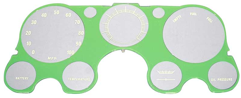 OER Instrument Panel Lens For 1967-1972 Chevy and GMC Trucks With Gauges