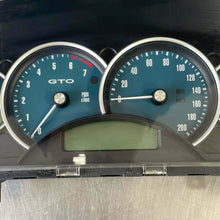 Load image into Gallery viewer, Used GM 92174645 Barbados Blue Instrument Gauge Cluster 2004 GTO 95K Miles
