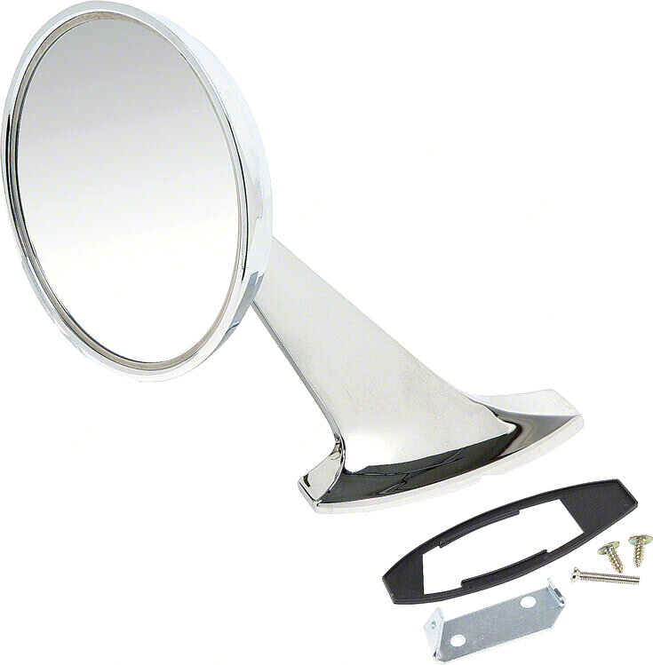 OER Right Hand Outer Door Mirror With Bowtie 1965-1966 Impala Bel Air Biscayne