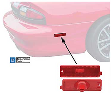 Load image into Gallery viewer, OER Rear Side Red Marker Lamp Lens Set 1993-2002 Chevy Camaro Models

