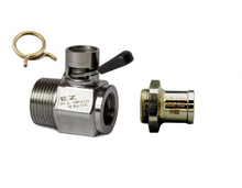 Load image into Gallery viewer, EZ Oil Drain Valve Straight Barb 3/4-14NPT Thread Detroit 60 Series John Deere
