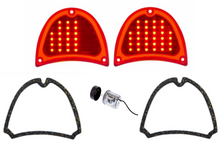 Load image into Gallery viewer, United Pacific 32 LED Sequential Tail Light Set For 1957 Chevy Bel Air 150 210
