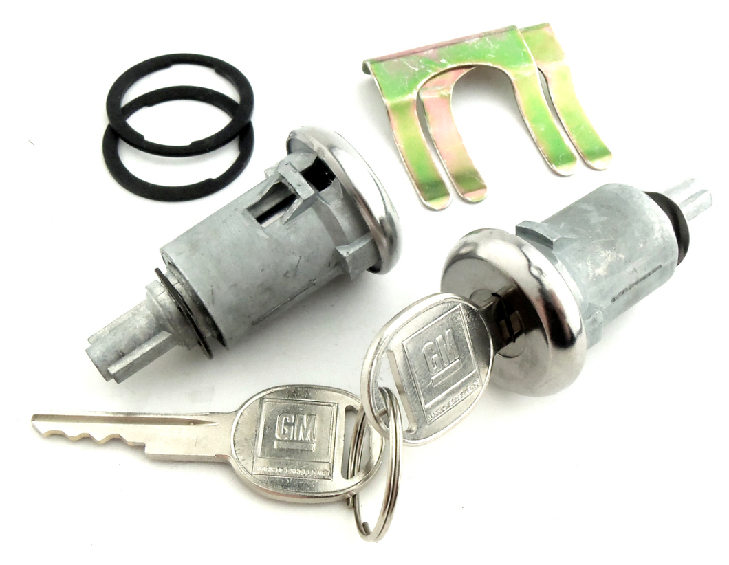 Long Cylinder Door Lock Set With Original Keys For 1970-1978 Chevy Camaro