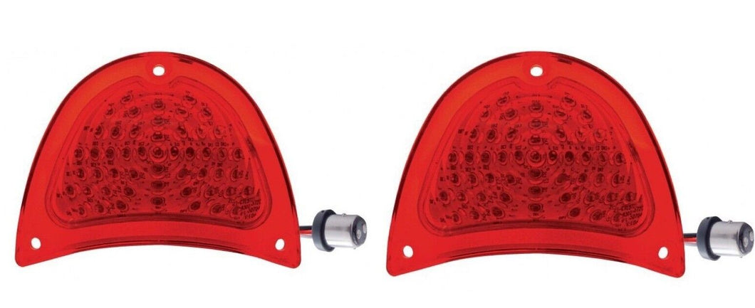United Pacific Bright LED Tail Light Set For 1957 Chevrolet Bel Air 150 and 210