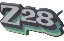 Load image into Gallery viewer, OER Green Z28 Grille Emblem With Hardware For 1978 Chevy Camaro Z28 Models
