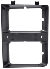 Load image into Gallery viewer, OER Black Headlamp Bezel Set 1983-1984 Chevy Truck Suburbans With Chrome Grilles
