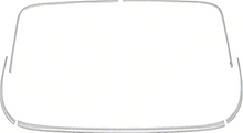 Load image into Gallery viewer, OER 5 Piece Rear Back Glass Window Molding Set For 1962-1964 Chevy Impala Models
