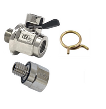 Load image into Gallery viewer, EZ Oil Drain Valve and Adapter 12mm-1.75 Thread 2010-2021 Chevy Camaro 6.0L 6.2L
