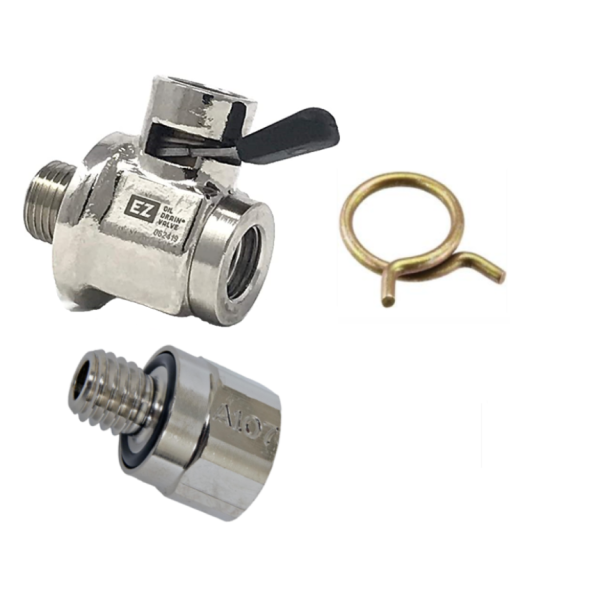 EZ Oil Drain Valve and Adapter 12mm-1.75 Thread 2010-2021 Chevy Camaro 6.0L 6.2L