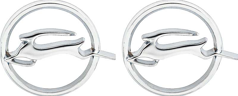 OER Reproduction Quarter Panel Emblem Set 1964 Chevy Impala Models