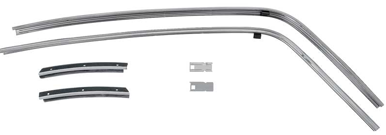 OER Roof Rail Weatherstrip Channel Retainer Set 1970-1981 Firebird and Camaro