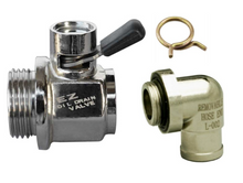 Load image into Gallery viewer, EZ Oil Drain Valve Set Caterpillar C10 C12 C13 C15 with NPT 1-12 plug 1-/4 Dia
