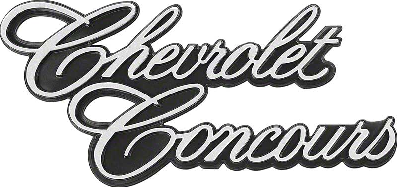 OER Adhesive Backed Trunk Lid Emblem For 1977 Chevy Nova Concours Models