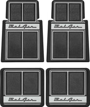 Load image into Gallery viewer, OER 4 Piece Black Carpet Floor Mat Set 1955-1957 Chevy Bel Air Nomad 150 210
