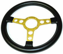 Load image into Gallery viewer, Black Gold Spoke Fat Formula Steering Wheel 1972-1980 Firebird/Trans AM
