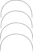 Load image into Gallery viewer, OER Standard Aluminum Wheel Well Molding Set 1967-1968 Firebird and Camaro
