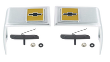 Load image into Gallery viewer, OER Corner Cab Molding Set With Hardware For 1981-1986 Chevy Pickup Trucks
