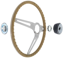 Load image into Gallery viewer, OER 15&quot; Saddle Grip Cushioned Steering Wheel Kit For 1967-1972 Chevy/GMC Trucks
