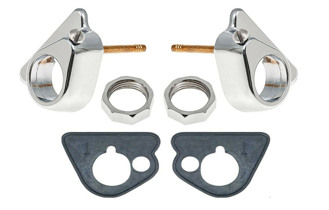 OER Wiper Tower Bezel Nut and Gasket Set 1955-1959 Chevy and GMC Pickup Truck