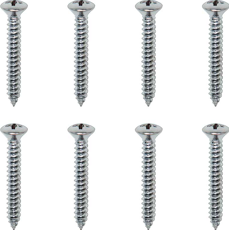 OER Headlight Bezel Screw Set For 1957 Chevy Bel Air 150 210 Del Ray and Nomad