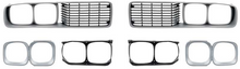 Load image into Gallery viewer, OER Silver Front Grille Set For 1973-1974 Dodge Charger Models (Except SE)
