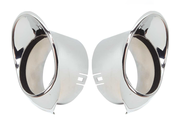 OER Chrome Dash Vent Bezel Set 1967-1968 Pontiac Firebird & Chevy Camaro