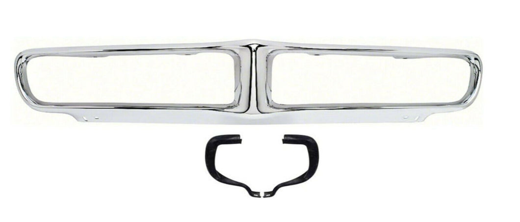 OER Reproduction Chrome Front Bumper and Filler Set 1967-1968 Pontiac Firebird