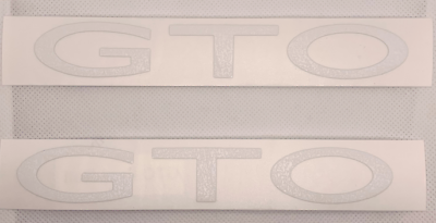 White Fuel Rail Overlay Decal Set 2004-2006 Pontiac GTO Models