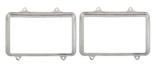 Load image into Gallery viewer, OER Rectangular Style Headlamp Retaining Bezel Pair 1981-1986 Chevy/GMC Trucks
