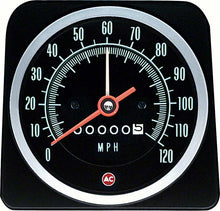 Load image into Gallery viewer, OER 6482888 1969 Chevrolet Camaro with Speed Warning 120MPH Speedometer
