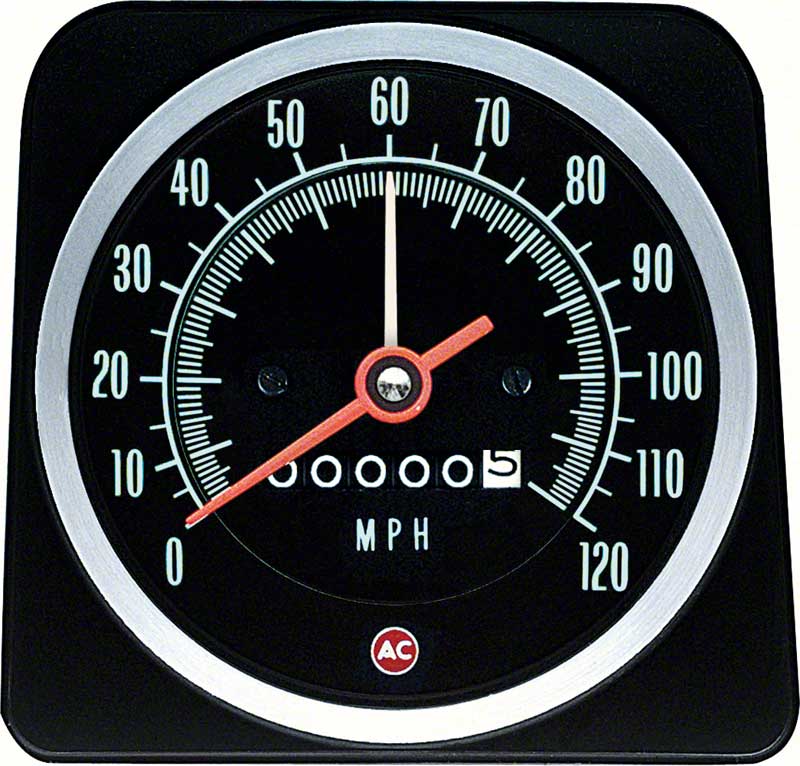 OER 6482888 1969 Chevrolet Camaro with Speed Warning 120MPH Speedometer