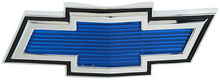Load image into Gallery viewer, OER Blue Bow Tie Grille Emblem With Hardware 1969-1970 Chevy Pickup Trucks
