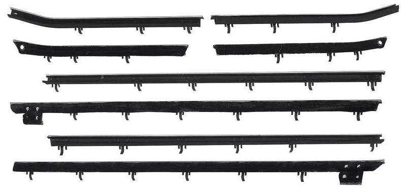 OER OE Style 8 Piece Window Felt Set 1967 Firebird and Camaro Convertibles