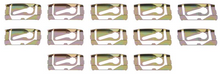 Load image into Gallery viewer, OER 13 Piece Windshield Molding Clip Set For 1968-1972 Chevy II Nova Models
