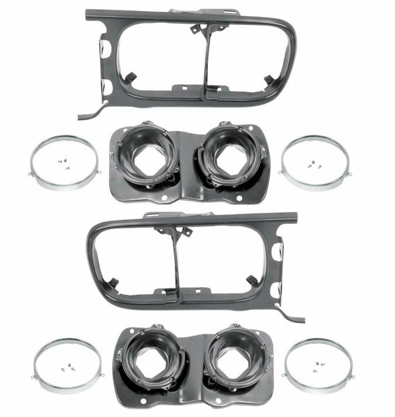 OER Right and Left Headlamp Mounting Set 1969 Pontiac Firebird/Trans AM