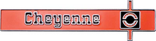 Load image into Gallery viewer, Trim Parts &quot;Cheyenne&quot; Dash Panel Emblem For 1975-1980 Chevy Pickup Trucks
