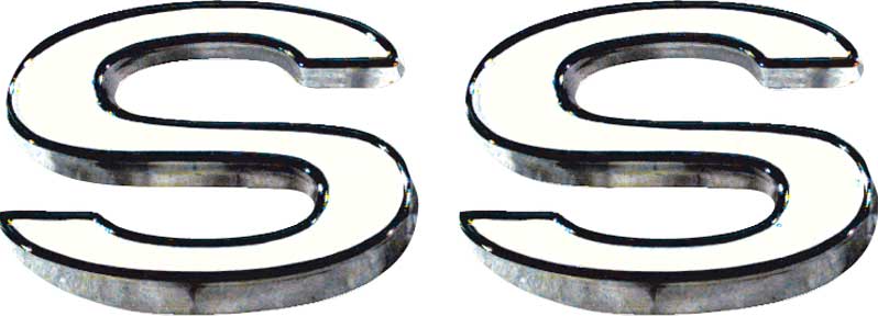 OER Zinc Diecast SS Front Fender Emblem For 1969-1972 Chevy Camaro Models