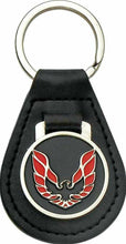 Load image into Gallery viewer, Pontiac Firebird/Trans AM Key Ring, Black With Red Logo
