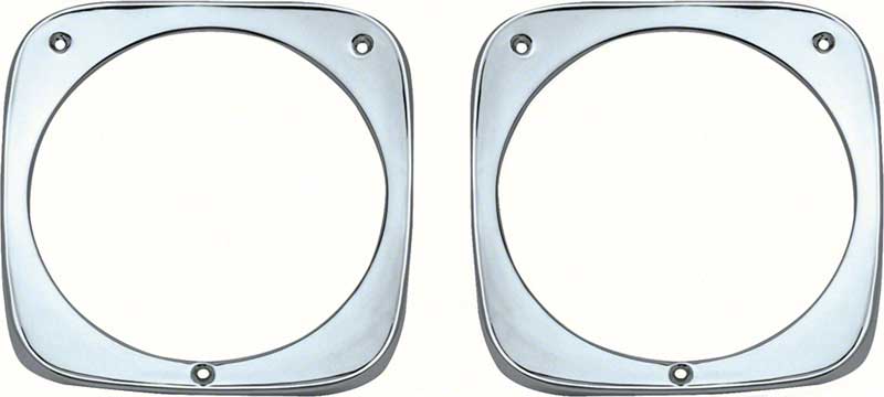 OER CX1227 1964-1966 Chevrolet Pickup Truck Headlamp Bezel Set/Pair