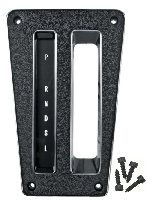 OER Automatic Trans Console Shift Plate With Screws For 1979-1981 Chevy Camaro