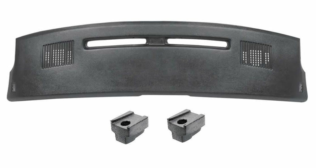 OER Black Vinyl Wrapped Dash Pad With Supports 1982-1992 Chevrolet Camaro