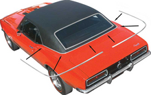 Load image into Gallery viewer, OER Vinyl Top Molding Set With Hardware 1967-1969 Firebird and 1967-1968 Camaro
