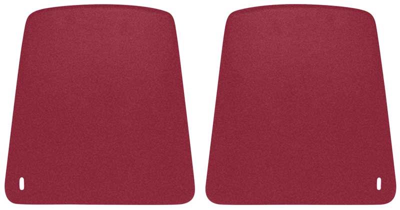 OER Red Bucket Seat Back Panel Set 1967-1970 Pontiac Firebird and Chevy Camaro