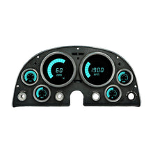 Load image into Gallery viewer, Intellitronix Teal Bargraph LED Digital Gauge Cluster 1963-1967 Chevy Corvette
