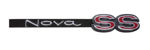 Trim Parts Nova SS Grille Emblem With Fasteners For 1967 Chevy II Nova Models