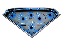 Load image into Gallery viewer, Intellitronix Blue LED Analog Replacement Gauge Cluster 1955-1959 Chevy Trucks
