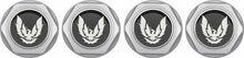 Load image into Gallery viewer, OER Wheel Center Cap Set Silver w/ Late Silver Bird Logo 1982-1992 Firebird
